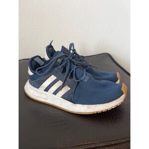 ADIDAS Blue & White Lace Up Sneakers Men’s 6.5